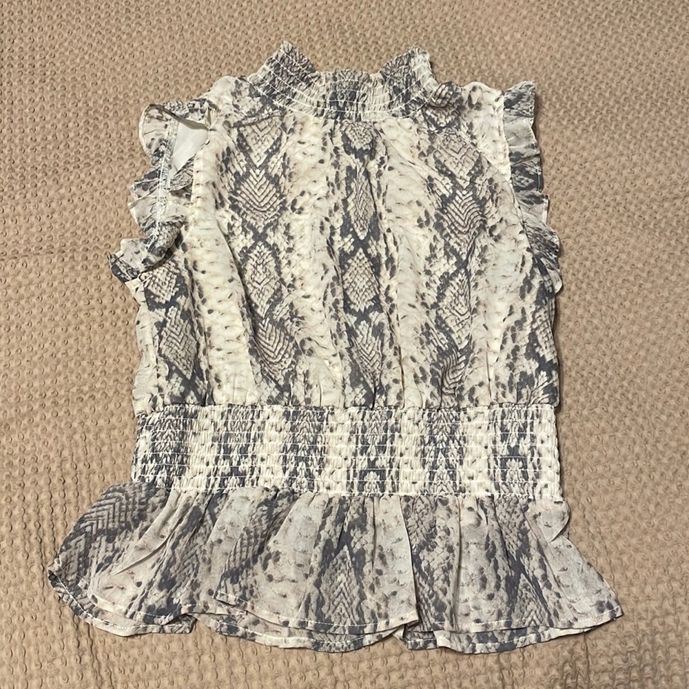 Snake Print Tank Top